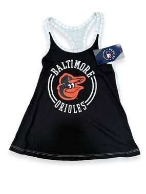 Baltimore Orioles Girls Racerback Tank Top Youth MLB Apparel S 6/6x